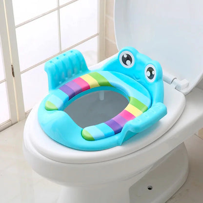 Children's Cushioned Toilet Seat – Comfortable Toddler Training Seat