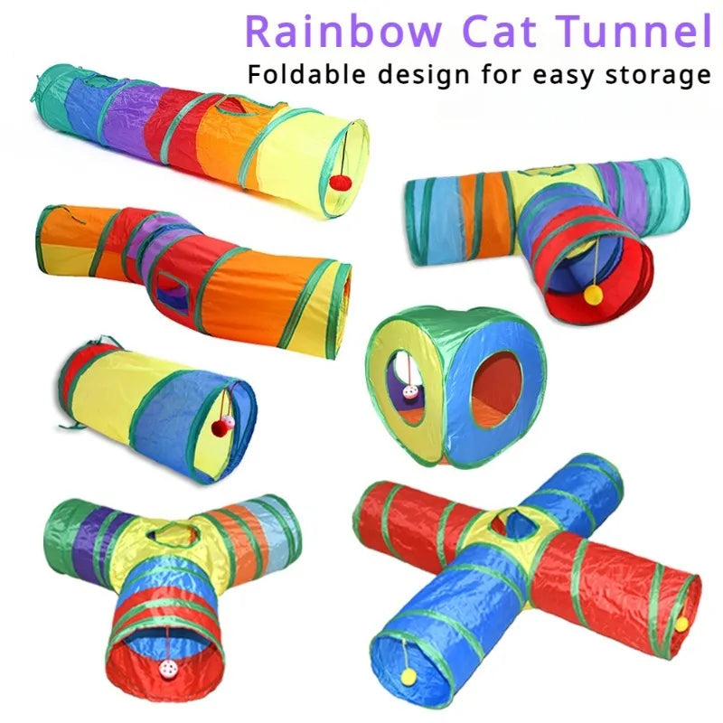 Pet Rattle Tunnel Pet Crinkle Tunnel Toy