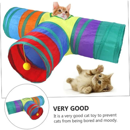 Pet Rattle Tunnel Pet Crinkle Tunnel Toy