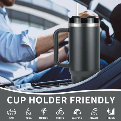 40oz Tumbler Thermos Bottle Stainless Steel Insulation Coffee Cup