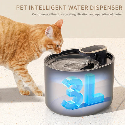 3L Automatic Pet Water Fountain, USB Charge, Electric water Feeder