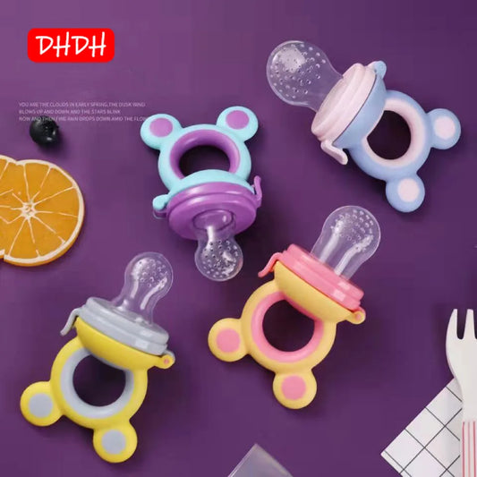 Baby Teether Nipple Fruit Food Feeder