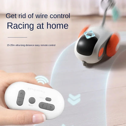 Intelligent sports car remote control electric cat toy,  mice teaser