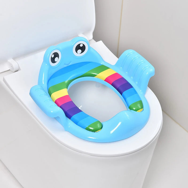 Children's Cushioned Toilet Seat – Comfortable Toddler Training Seat