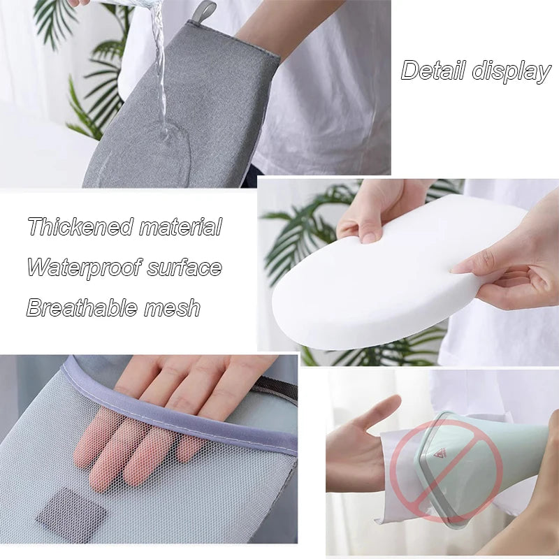 Mini Washable Ironing Board & Heat-Resistant Anti-Scald Gloves