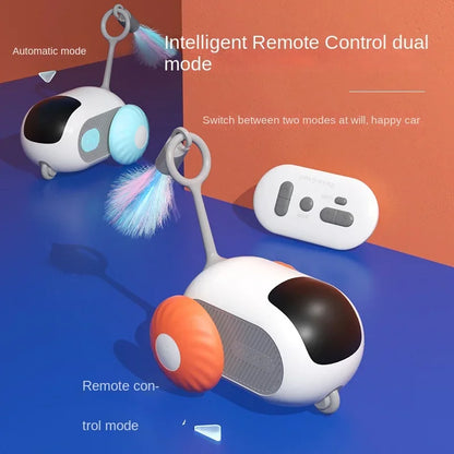 Intelligent sports car remote control electric cat toy,  mice teaser