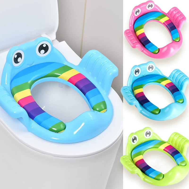 Children's Cushioned Toilet Seat – Comfortable Toddler Training Seat