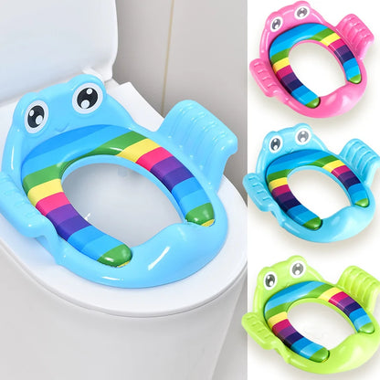 Children's Cushioned Toilet Seat – Comfortable Toddler Training Seat