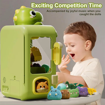 Dinosaur Claw Machine Toy - Electronic Arcade Game for Kids with Music